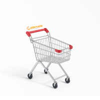 Metal Çocuk Market Arabası - Bayrak Aksesuarsız | 25 Litre - 5 Adet