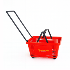 Tekerlekli Market Sepeti - Tek Saplı | 28 Litre | 20 Adet Tekerlekli Market Sepeti - Tek Saplı | 28 Litre | 20 Adet