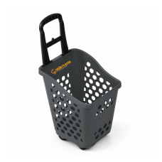 Tekerlekli Plastik El Sepeti - Antrasit | 45 Litre - 1 Adet