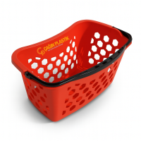 Fasulye Tipi Alışveriş Sepeti - Tek Saplı | 22 Litre - 20 Adet 