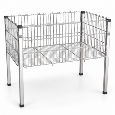 Profil Ayaklı Tel Sepet | 40 × 60 cm | 5 Adet Profil Ayaklı Tel Sepet | 40 × 60 cm | 5 Adet