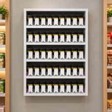 İtici Mekanizmalı Sigara Standı | 200 × 100 cm – Tüm Mekanizmalar Dahil